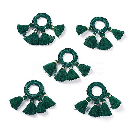 Cotton Tassel Pendants FIND-F008-C05-1