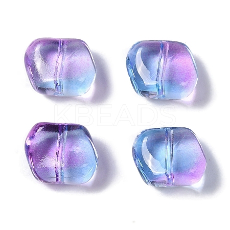 Baking Paint Glass Beads GLAA-S202-12D-1
