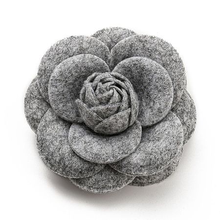 Cloth Art Camelia Brooch Pins LS-AJEW-Q147-01B-1