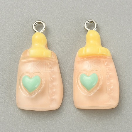 Opaque Resin Pendants FIND-CJC0015-30C-1
