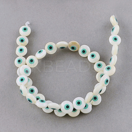 Natural Sea Shell Beads Strands X-SSHEL-Q296-36-1