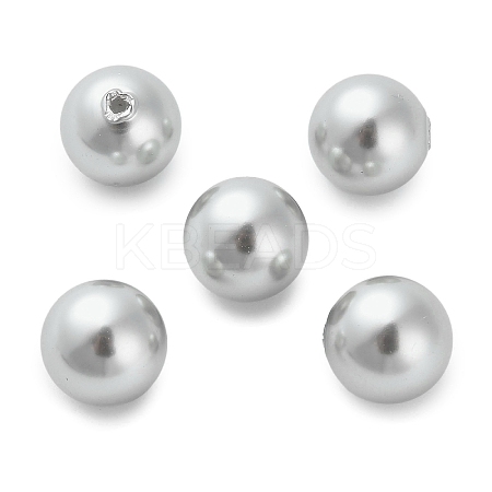 Baking Paint Pearlized Glass Pearl Round Beads HY-Q001-02A-04-1