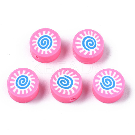 Handmade Polymer Clay Beads CLAY-N008-037H-1