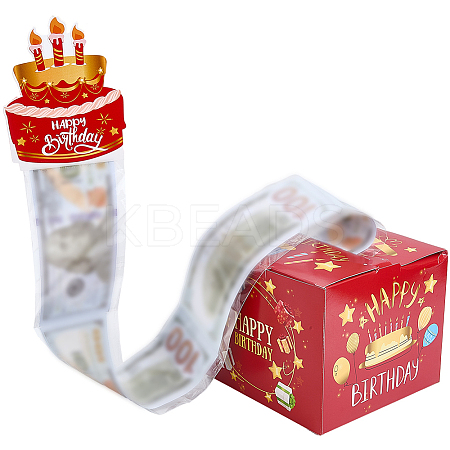 Happy Birthday Day Money Box for Cash Gift Pull DIY-WH200050-31C-1
