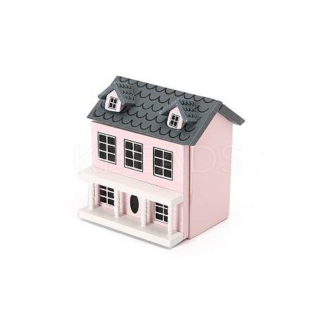 MDF Board Villa House Miniature Ornaments PW-WG1E258-01-1