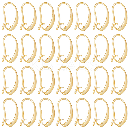 50Pcs Brass Earring Hooks KK-HS0001-75-1