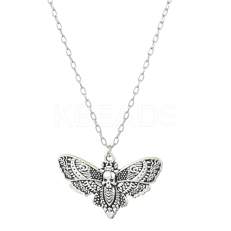 Gothic 304 Stainless Steel Cable Chain Necklaces NJEW-JN04983-02-1