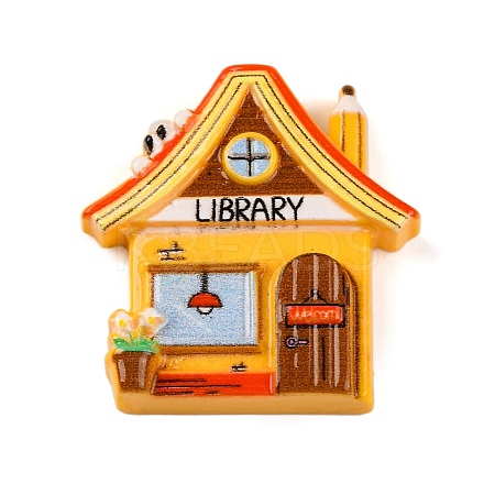Library Opaque Resin Store Decoden Cabochons CRES-Z008-02C-1