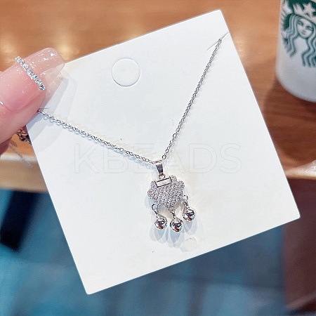 Stainless Steel Cable Chain Necklaces FS-WG30730-40-1