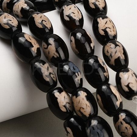 Natural Agate Beads Strands GG-CBA4812-A04-10x14MM-1