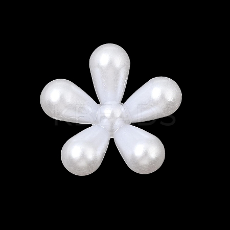 Opaque Resin Imitation Pearl Cabochons RE-CBADCDD-10-1