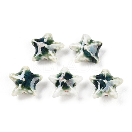 Handmade Porcelain Beads PORC-N008-09H-1