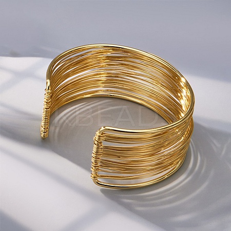 304 Stainless Steel Multi-layer Wire Bangles SA-C001-03B-G-1