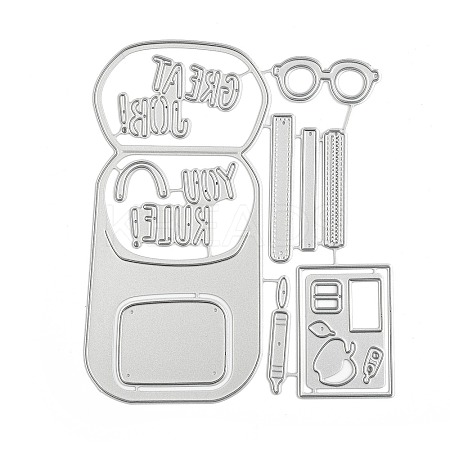 Carbon Steel Cutting Dies Stencils DIY-G029-22MP-1