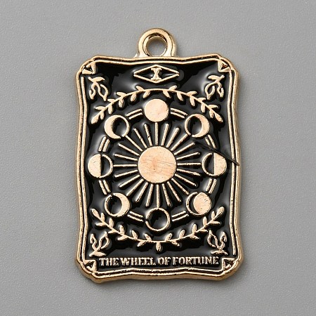 Alloy Enamel Pendants ENAM-WH0064-24I-1