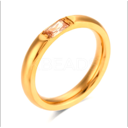 304 Stainless Steel Pave Cubic Zirconia Finger Rings FS-WG61B2A-32-1