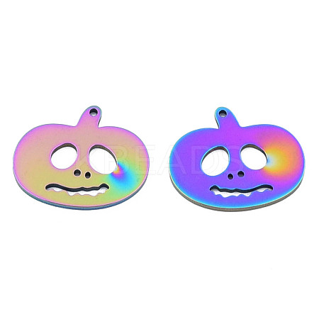 Ion Plating(IP) 201 Stainless Steel Pendants STAS-N098-091M-1