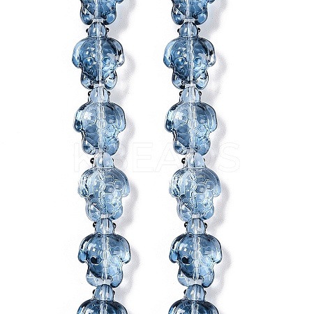 Transparent Glass Enamel Beads Strands GLAA-B021-06I-1