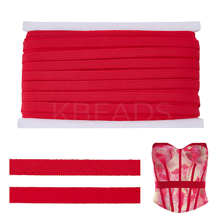 Solid-colored Hollow Out Polycotton Ribbons OCOR-WH0101-234A-1