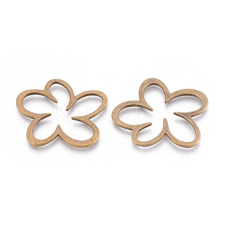 Tibetan Style Alloy Linking Rings X-MLF9061Y-NF-1