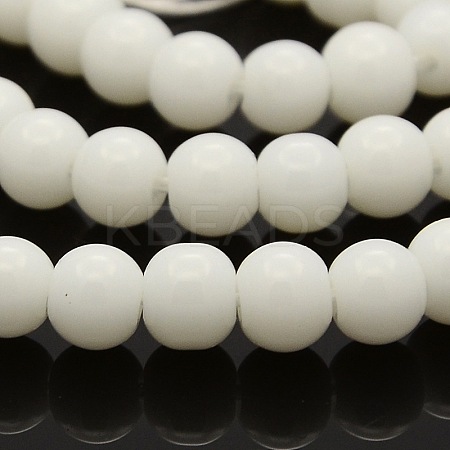 Round Glass Beads Strands GLAA-A025-6mm-03-1