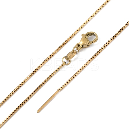 Ion Plating(IP) 201 Stainless Steel Chain Necklaces NJEW-P309-28G-1