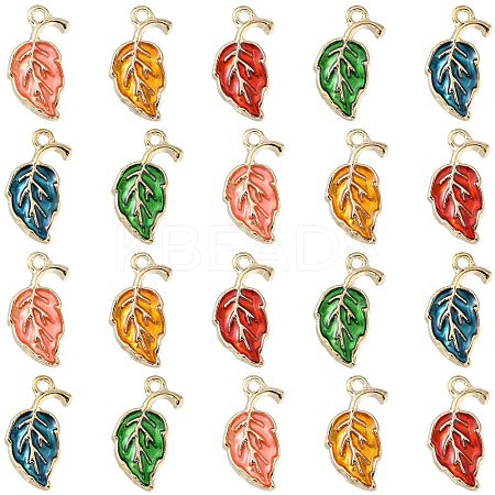 Alloy Enamel Pendants ENAM-CJ0001-40-1