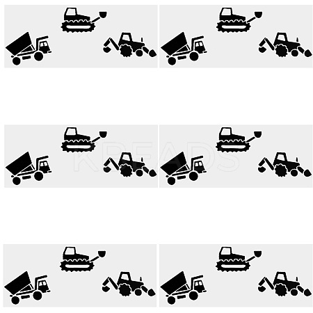 Waterproof PVC Self Adhesive Stickers STIC-WH20010-10-1