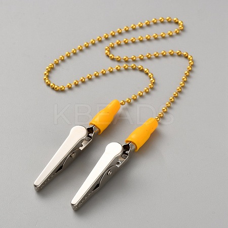 Stainless Steel Dental Lab Bib Clip AJEW-WH0606-58D-1