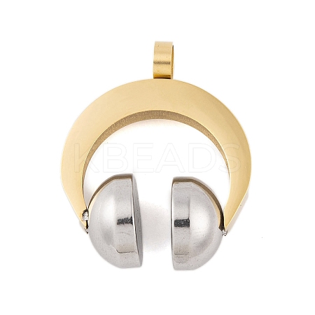 304 Stainless Steel Pendants STAS-K283-08G-1