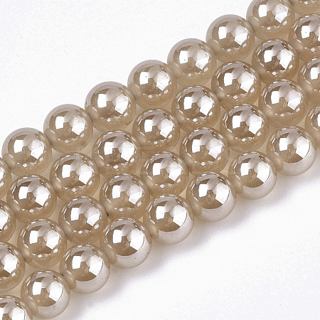 Natural Dyed Agate Beads Strands G-N326-12A-01-1
