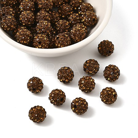 Pave Disco Ball Beads RB-H258-10MM-220-1
