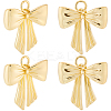 10Pcs Brass Pendants KK-BBC0020-45-1