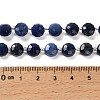 Natural Sodalite Beads Strands G-B153-B11-5