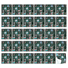 Square PVC 3D Self Adhesive Mosaic Pattern Stickers DIY-WH0260-84D-1