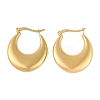 Ion Plating(IP) 304 Stainless Steel Hoop Earring X-EJEW-C103-02G-1