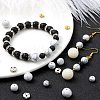 96Pcs Synthetic Howlite Round Beads Kit for DIY Jewelry Making DIY-FS0002-02-6