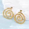 304 Stainless Steel Stud Earrings EJEW-F357-01G-01-4