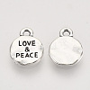 Tibetan Style Alloy Pendants TIBEP-T009-24AS-RS-2
