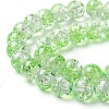 Baking Paint Crackle Glass Bead Strands CCG-S001-8mm-13-3