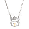Constellation Rhinestone Pendant Necklace PW-WG94542-04-1