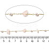 Handmade Natural Rose Quartz Chip Beaded Chains CHC-F020-02G-02-2