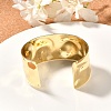 Rack Plating Brass Wide Cuff Bangles BJEW-D057-03G-4
