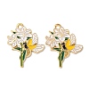 Alloy Enamel Pendants X1-FIND-H051-07G-1
