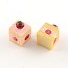 Cube Resin Cabochons CRES-S286-149-1