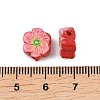 Printed Cinnabar Beads CARL-A001-01B-3