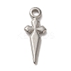 Non-Tarnish 304 Stainless Steel Pendants STAS-R223-05A-1