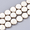Freshwater Shell Multi-strand Links Strands SSHEL-T007-20B-1