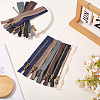 12Pcs 6 Colors Nylon Zipper Fastener FIND-GF0008-20A-7