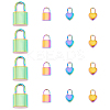 16Pcs 4 Style 201 & 304 Stainless Steel Pendants STAS-AR0001-42-1